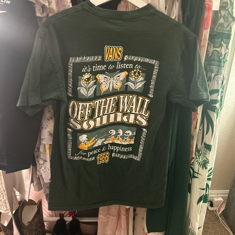 Vans Classic Fit Dark Green Tee